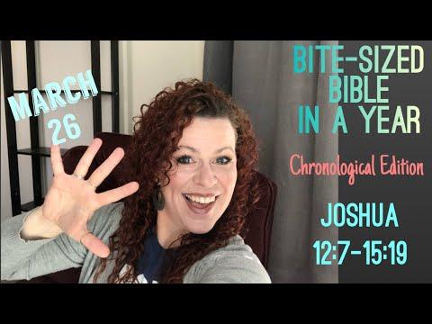 Bite-Sized Bible in a Year: Joshua 12:7-15:19
