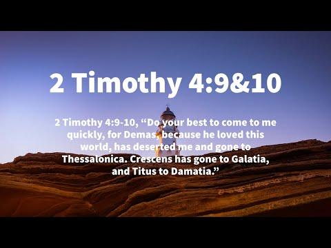 Men Bible Study - 2 Timothy 4:9-10
