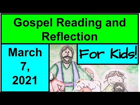 Gospel Reading and Reflection for Kids - March 7, 2021 - John 2:13-25
