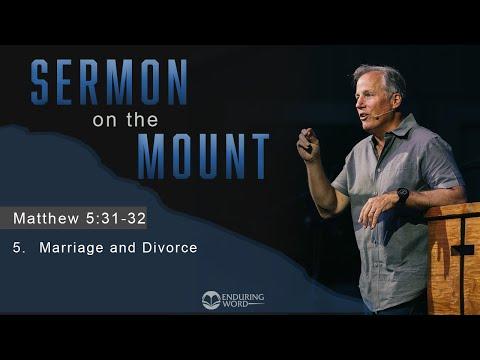 Marriage and Divorce: Matthew 5:31-32