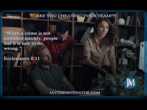 Jay's Motivational Minute: Ecclesiastes  8:11