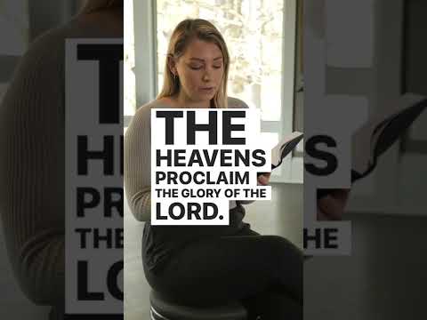 Read the Bible Psalm 19:1-4 ✝️ ????