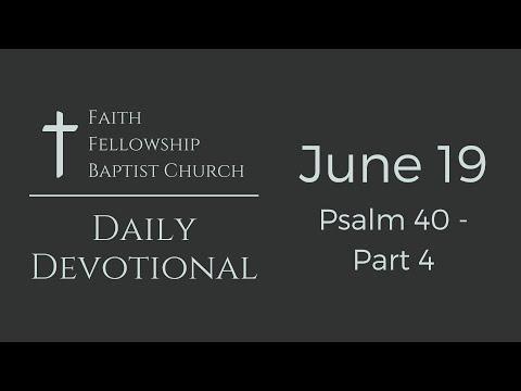 FFBC Daily Devotional - Psalm 40:12-17