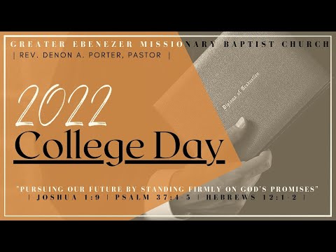 | 1 Thessalonians 1:6-10 | "The Chosen Life"  | Pastor DeNon A. Porter |