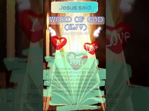 Word of God: Psalm 37:35-40