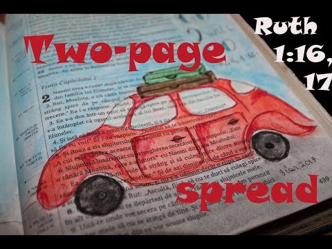 Bible Journaling Ruth 1:16-17 - Better things ahead