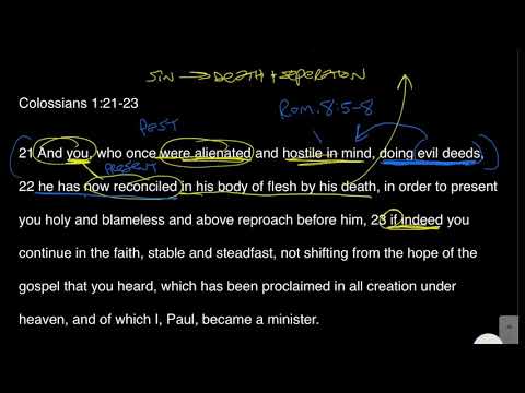 The Gospel That You Heard - Colossians 1:21-23 Bible Study