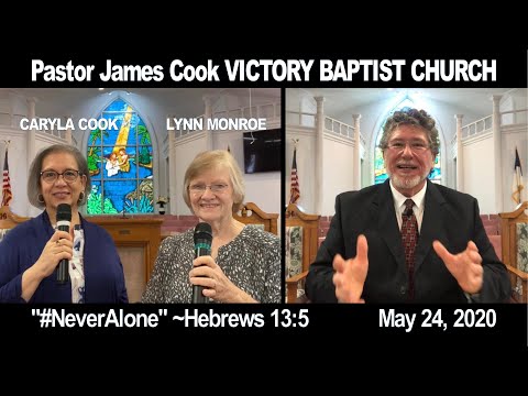 “#NeverAlone” —Hebrews 13:5