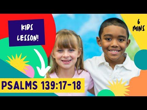 Kids Bible Devotional - God has Many Thoughts for Us | Psalms 139:17-18