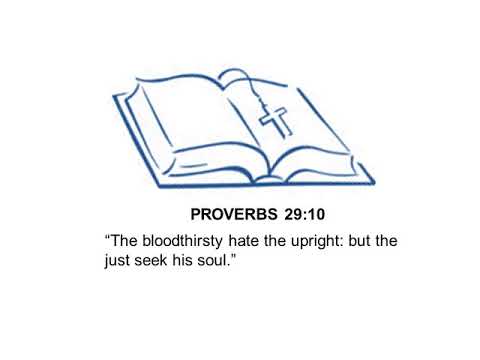 Proverbs 29:10