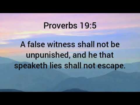 RCCM | May 3 | Proverbs 19:5