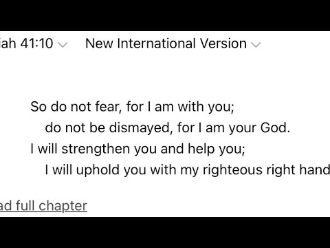 Isaiah 41:2 verse 10 /week 9