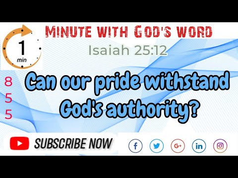 Can our pride withstand God's authority?(Subtitles:English)@L. Kumzuk Walling|Isaiah 25:12#855