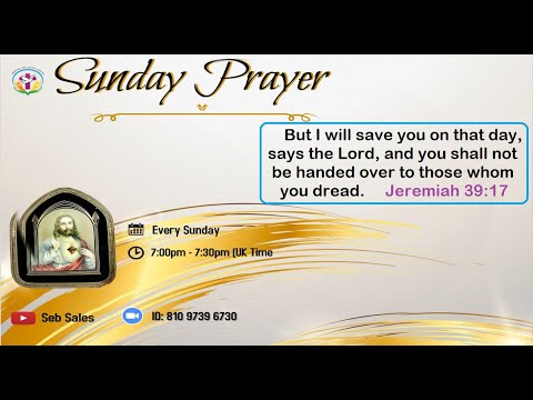 Sunday Prayer | Jeremiah 39:17 | Word of God | Sebastian Sales | Healing, Deliverance Prayers