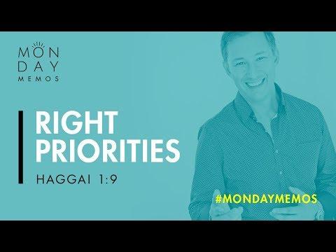 Priorities - Haggai 1:9