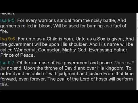 Birth of the King (Bible study) Isaiah 9: 6-7