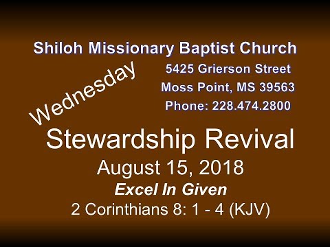 Excel In Given - 2 Corinthians 8: 1 - 4 (KJV)