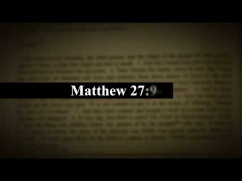 AENT Matthew 27:9-10 Potter's Field Thirty Pieces Silver Jeremiah or Zechariah