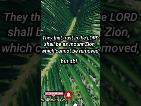 Bible verse video || for what's app status in english || Psalm 125:1 in English