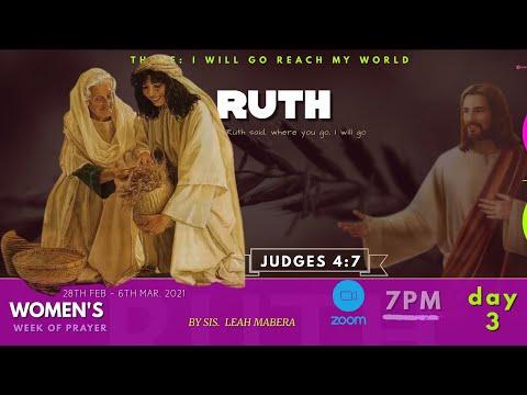 Ruth Said I will go | Women Week of Prayer  | Ruth 1:14-16