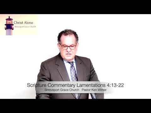 Scripture Commentary Lamentations 4:13-22