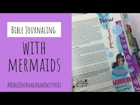 Bible Journaling With Mermaids in Ezekiel 47:9
