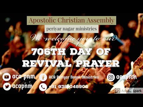 | | Matthew 4:10,11 | 707th Day of Revival Prayer | October 29, 2019