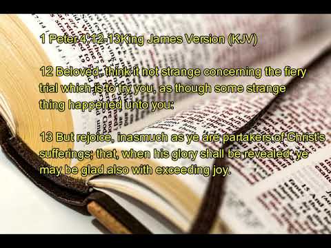 Trials Are Coming 1 Peter 4:12-13