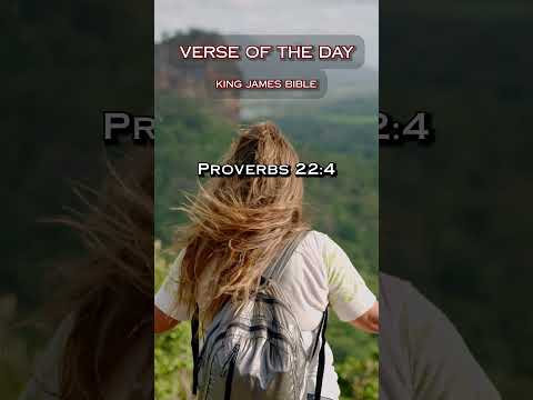 VERSE OF THE DAY - Proverbs 22:4 #DailyScripture #BibleVerse #ChristianShorts #ScriptureOfTheDay