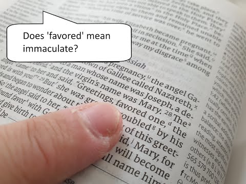 Luke 1:28 & The Immaculate Conception - Papist Prooftexts (*test video*)