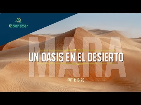 [MARA] Un Oasis en El Desierto (RUT 1:16-20) - Joel Cruz - Iglesia Misionera Ebenezer