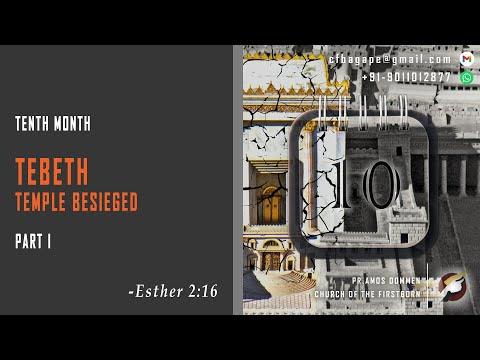 03.01.2021 - Today’s Manna – Tebeth – Temple besieged – Tenth month – Esther 2:16 – Part I