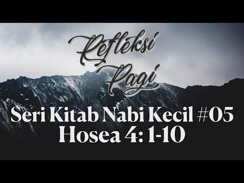 Hosea 4: 1-10 | Refleksi Pagi Seri Kitab Nabi Kecil #05