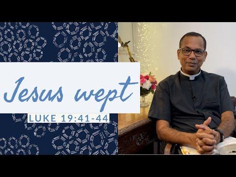 Jesus wept | Luke 19:41-44