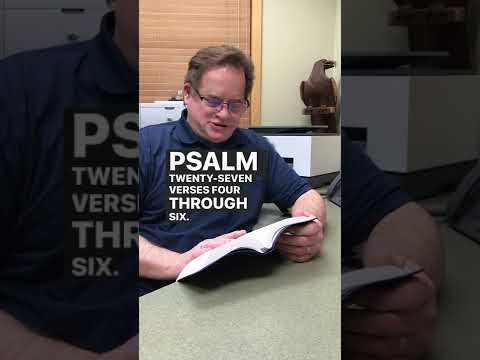 Read the Bible Psalm 27:4-6 ✝️ ????