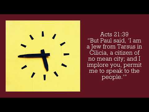 Acts 21:39 A Sense of Urgency