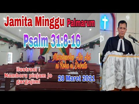 Jamita Minggu, 28 Maret 2021, Psalm 31:8-16