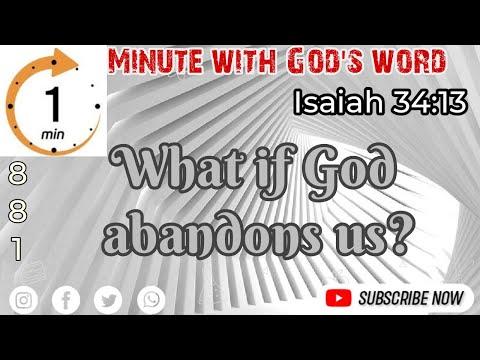 What if God abandons us?(Subtitles: English)@L. Kumzuk Walling |Isaiah 34:13#881
