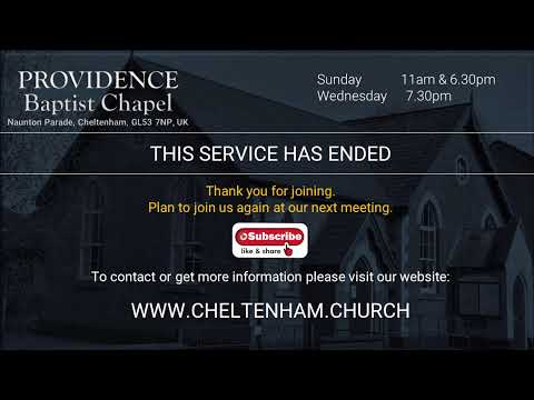 Morning Service: Spiritual Optician (Mark 8:23-26)