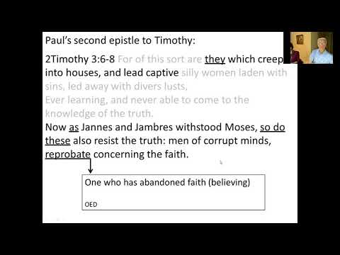 June 5, 2022 -  2 Timothy 3: 1-15 - Rightly Dividing