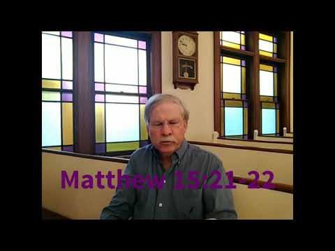 Matthew 15:21-22, a brief thought