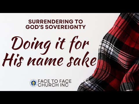 Tuesday Morning Devotion: Doing it for His Name Sake (John 15:20-21)