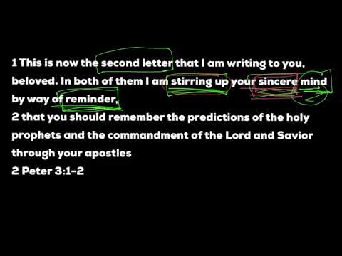 Live in the Text // 2 Peter 3:1-2