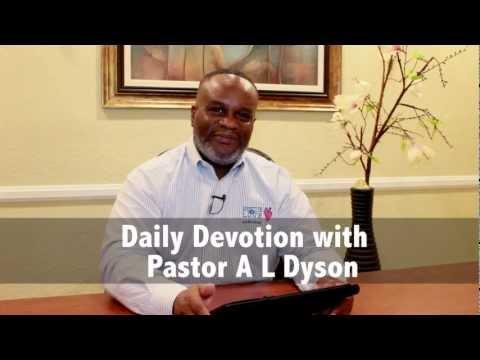 Daily Devotional with Pastor A L Dyson 1 Peter 3:14-15
