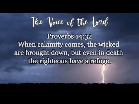 Proverbs 14:32 The Voice of the Lord  April 19, 2022 by Pastor Teck Uy