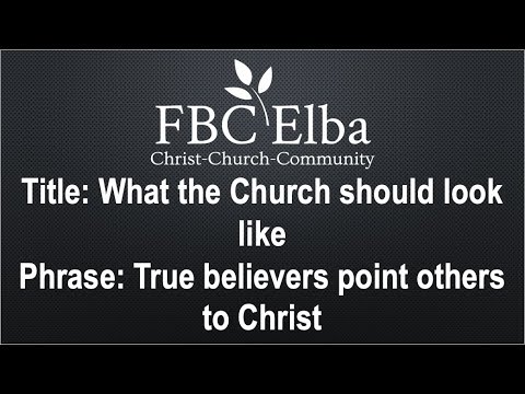 Michael Davis 9/22/19 FBC Elba NY Acts 2:42-47