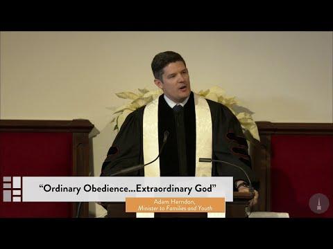 Ordinary Obedience...Extraordinary God - Luke 2:21-35