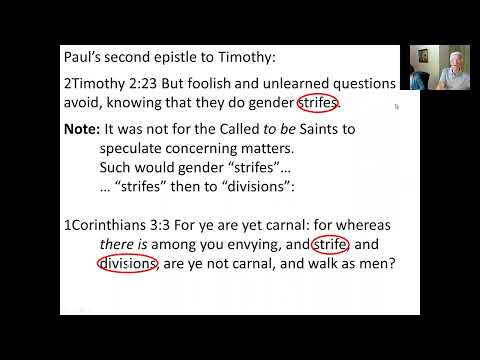 May 29, 2022 - 2 Timothy 2:20 - 3:7 - Rightly Dividing
