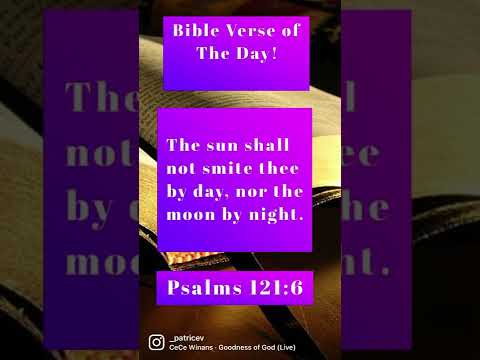 Bible Verse of The Day - Psalms 121:6 #bibleverse #short