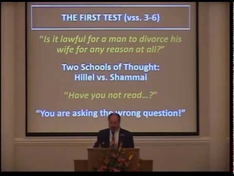 "What therefore God has joined together, let no man separate." (Matthew 19:1-12)